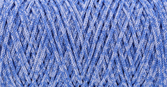 Azure melange polyester cord 2 mm