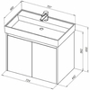 Aquanet 302527 Тумба с раковиной Nova Lite 75 2 дв. цв. дуб рошелье (302527)