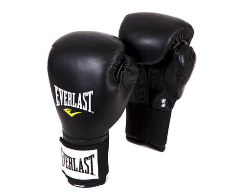 Перчатки кожаные Everlast чёрные