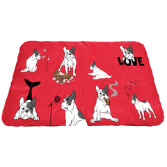 Матрас для собаки "Французские бульдоги"