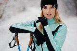 Теплая лыжная куртка Nordski Base 2021 Mint/Black женская