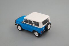 UAZ-31514 blue-white 1:43 DeAgostini Auto Legends USSR UAZ in service #3