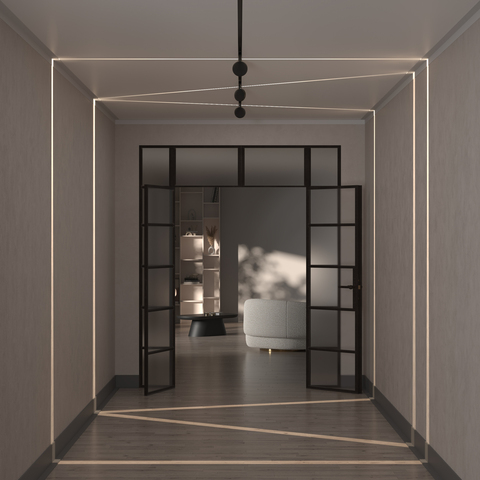 Магнитный трековый светильник Maytoni Outline TR090-2-6W4K-B