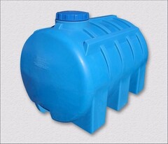 Ёмкость пластиковая пищевая Пластбак 3000 л. Горизонтальная (187x148x159см;синий) - арт.556268