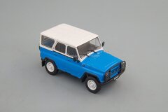 UAZ-31514 blue-white 1:43 DeAgostini Auto Legends USSR UAZ in service #3