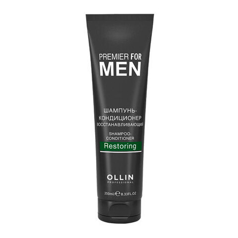 OLLIN Premier For Men Restoring Shampoo-Conditioner - Шампунь-кондиционер восстанавливающий