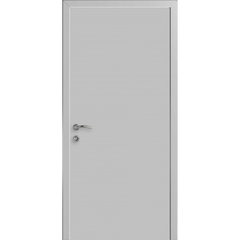 Купить Межкомнатная дверь влагостойкая гладкая Kapelli светло-серая RAL 7035 глухая