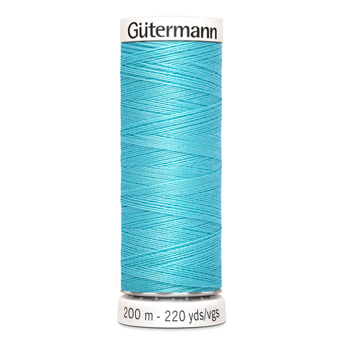 Нитки швейные Gutermann Sew-All 100/200 м (028 бирюзово-голубой)