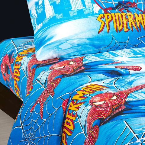 Комплект детского постельного белья Человек-паук Бязь 150см