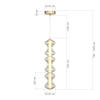 Светильник подвесной ST Luce Spine SL6136.213.01