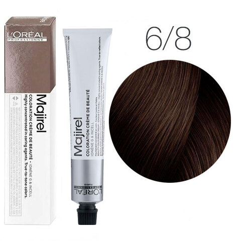 L'Oreal Professionnel Majirel 6.8 (Темный блондин мокка) - Краска для волос