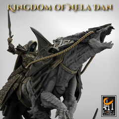 Эльф Полуэльфы Темные эльфы Дроу Воин Паладин Варвар Файтер Рыцарь на монстре миниатюра для dnd, днд, pathfinder, фентези, Настольная игра, НРИ, Варгейм, РПГ