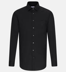 Сорочка мужская Seidensticker Regular Fit 01.001000-84 из поплина чёрная