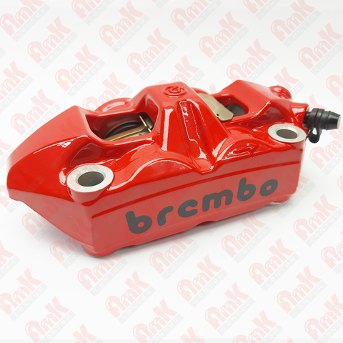 120988598-120988599 Комплект суппортов Brembo Racing M4, 100мм (литой моноблок 4*34мм) Red/Black log