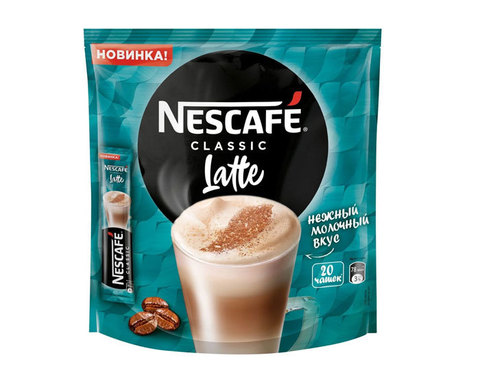 купить Кофе растворимый Nescafe Classic Latte, 20 стиков