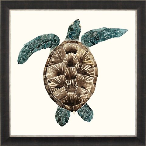 Постер 50х50 G&C Mosaic turtle 3