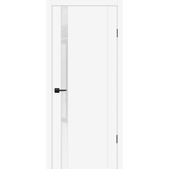 Купить Межкомнатная дверь экошпон Profilo Porte PSC-10 белая остеклённая