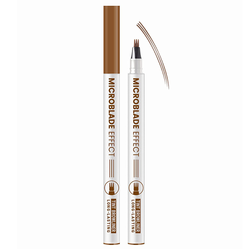 BELOR DESIGN Маркер для бровей Microblade Effect Tint Browliner, 20 - блонд «Light brown»