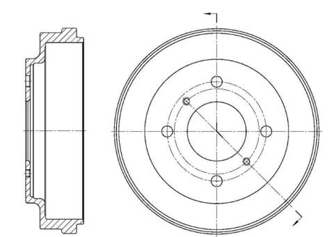 Барабан тормозной G-brake  GD-06313