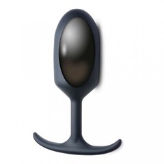 Анальная пробка с утяжелением  Heavy Hitters Premium Silicone Weighted Anal Plug, XL, черный, 16.8х5 см