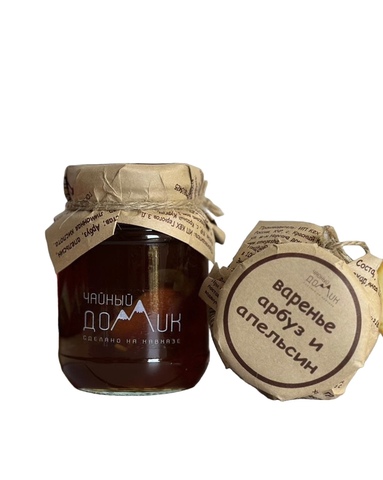 Варенье Чайный Домик Нарсана Арбуз и Апельсин сткл.350гр