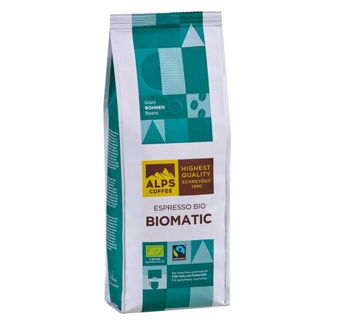 Кофе в зёрнах Alps Coffee Espresso Bio Biomatic Flo, 500г