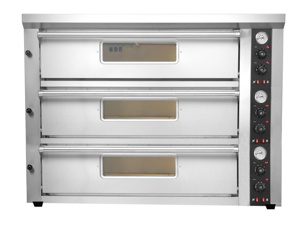 Печь подовая Kocateq EPC 3/130x70TT электрическая 3-камерная с подом 69.2*133 см