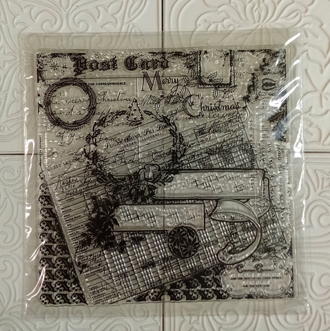 штамп надписи  (14*14см)