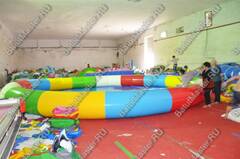 Круглый надувной бассейн «Разноцветный», 12*12*0,65 м