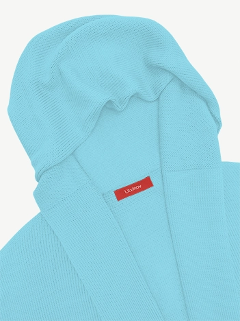 Кардиган с капюшоном из экохлопка