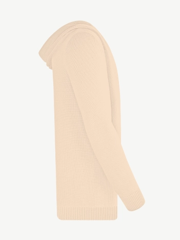 Кардиган с капюшоном из мягкой шерсти