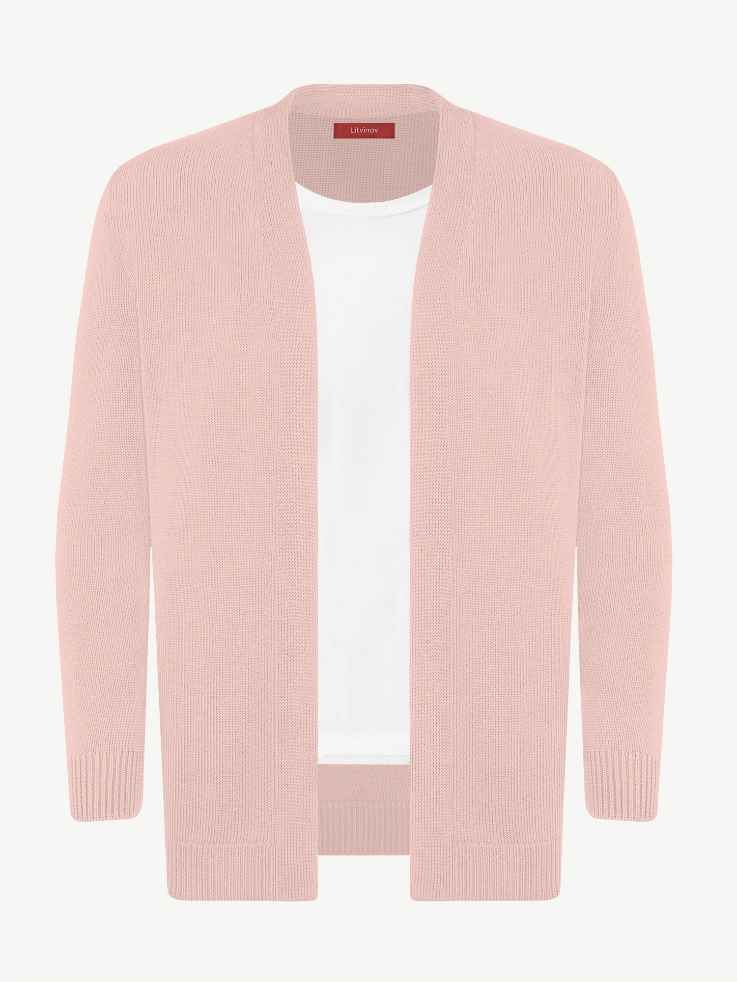 Кардиган с планкой из мягкой шерсти