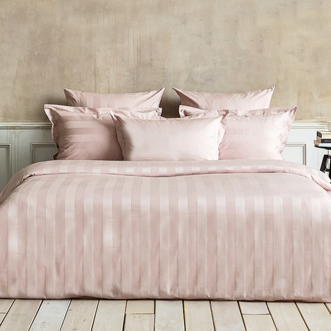 Постельное бельё LaPrima «Urban Classic» (полоса 5х5) мако-сатин (2 сп) - Розовая камея - купить