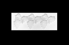 Силиконовый коврик Листья бордюр