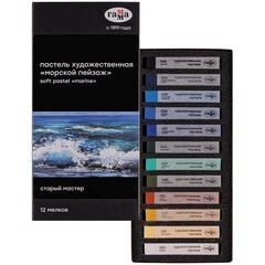 
          Пастель художественная Гамма "Старый мастер. Морской пейзаж", 12 цветов, картон. упак.