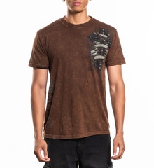 Футболка двусторонняя Affliction WAGE CHAOS BROWN