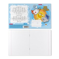 
          Тетрадь 18л., линия, Erich Krause, скрепка, блок офсет, мелованный картон "Smart Charger", 5 дизайнов