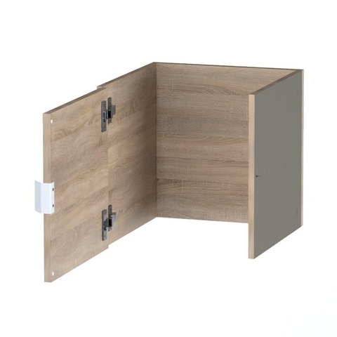 Фора модуль с дверцей, ручка металл, 33*33*37 см, дуб беленый
