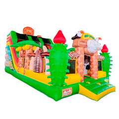 Коммерческий надувной батут «Сафари Ультра 2», 10*5*6 м