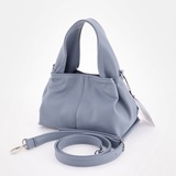 Сумка Саломея 2026 гладкий серо-голубой