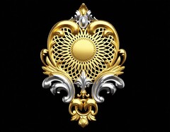 Силиконовый молд декор Афины мини