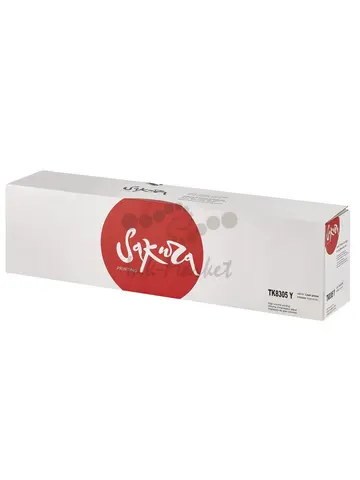 Картридж Sakura TK8305Y (1T02LKANL0) для Kyocera MitaTASKalfa3050ci, 3051ci, 3550ci, 3551ci, желтый, 15000 к.