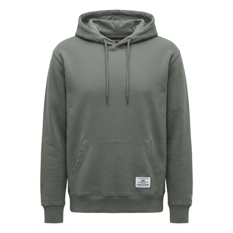 Толстовка Alpha Industries Essential French Terry Hoodie Gen II Field Grey (Полевой Серый)