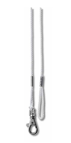 Шнурок Victorinox с карабином, 50 sm, White (4.1877)