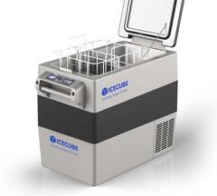 Компрессорный автохолодильник ICECUBE IC50 (12V/24V/220V, 49л) серый