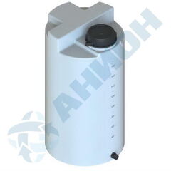 Дозировочный контейнер для дизельного топлива со сливом Анион 200 л. вертикальный (550x550x1030см;белый) - арт.559449