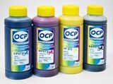 Комплект пигментных чернил OCP для картриджей HP № 940. (BKP 272, CP, MP, YP 272) 100 gr x 4