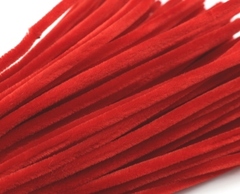 Проволока шенил/синель для рукоделия 30 см, красный