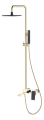 Boheme Q 148-GB.2 Стойка для душа, цвет: золото,чёрный фото