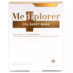 Mediplorer Тканевая маска для лица СО2 Медиплорер- CO2 Sheet Mask, 5 шт.